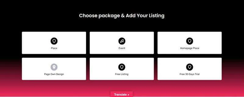 Choose package
